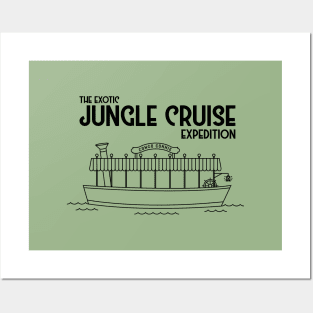 Jungle Cruise T-Shirt Posters and Art